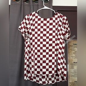 Anthropology “Summer in Brooklyn” silk shirt